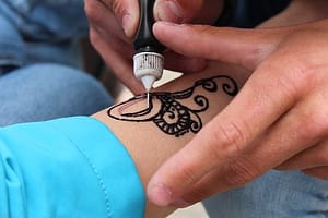 making tattoo